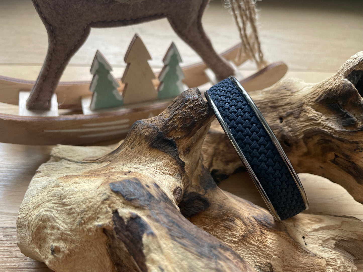 Manchette 10mm - Canon de fusil et marine texturé