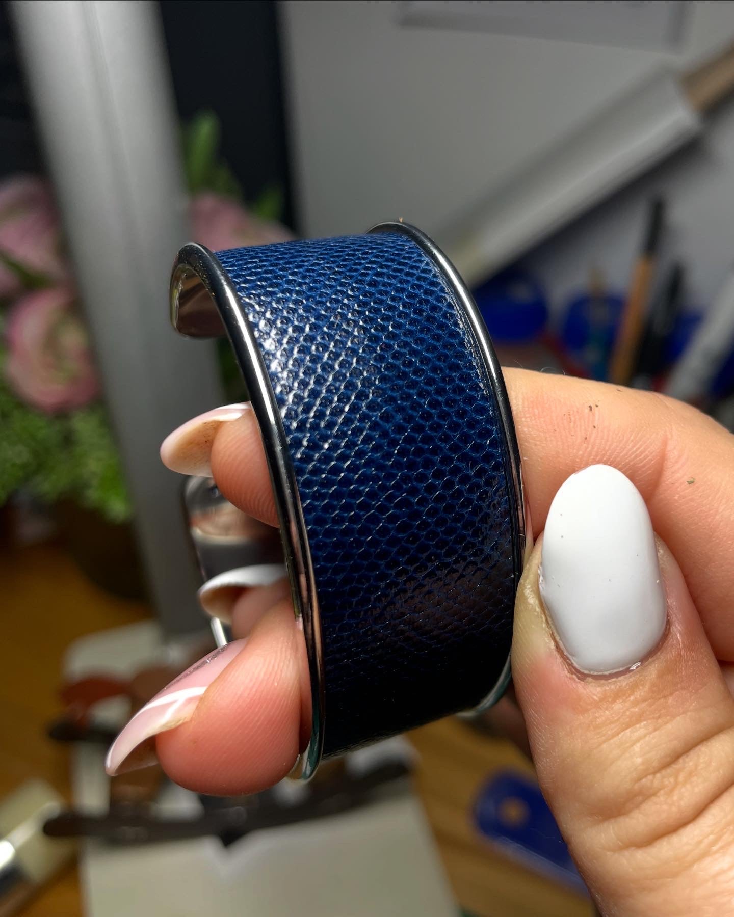 Manchette 20mm - Nickelé et Karung marine