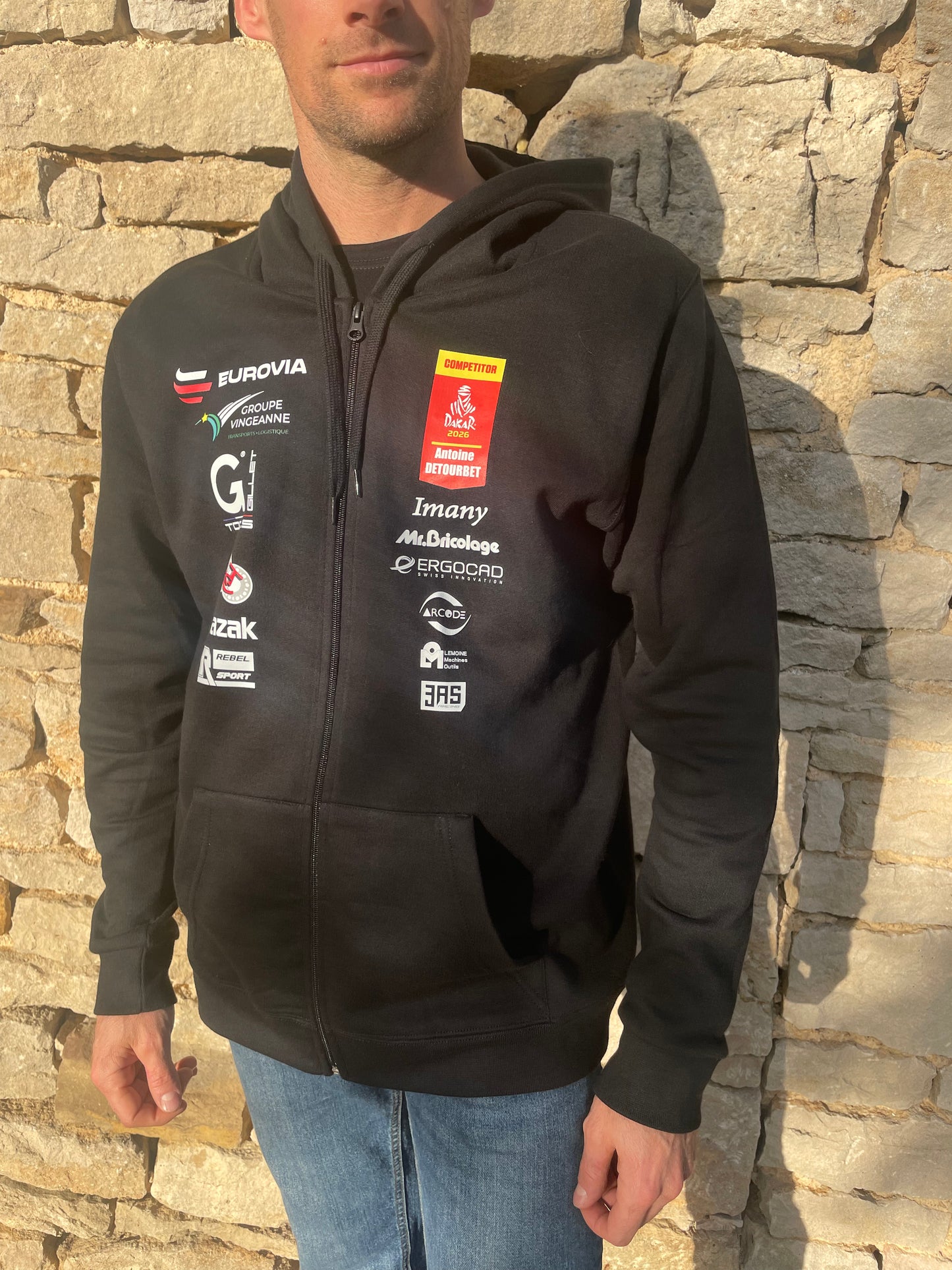 Sweat à capuche unisexe – noir - Adulte