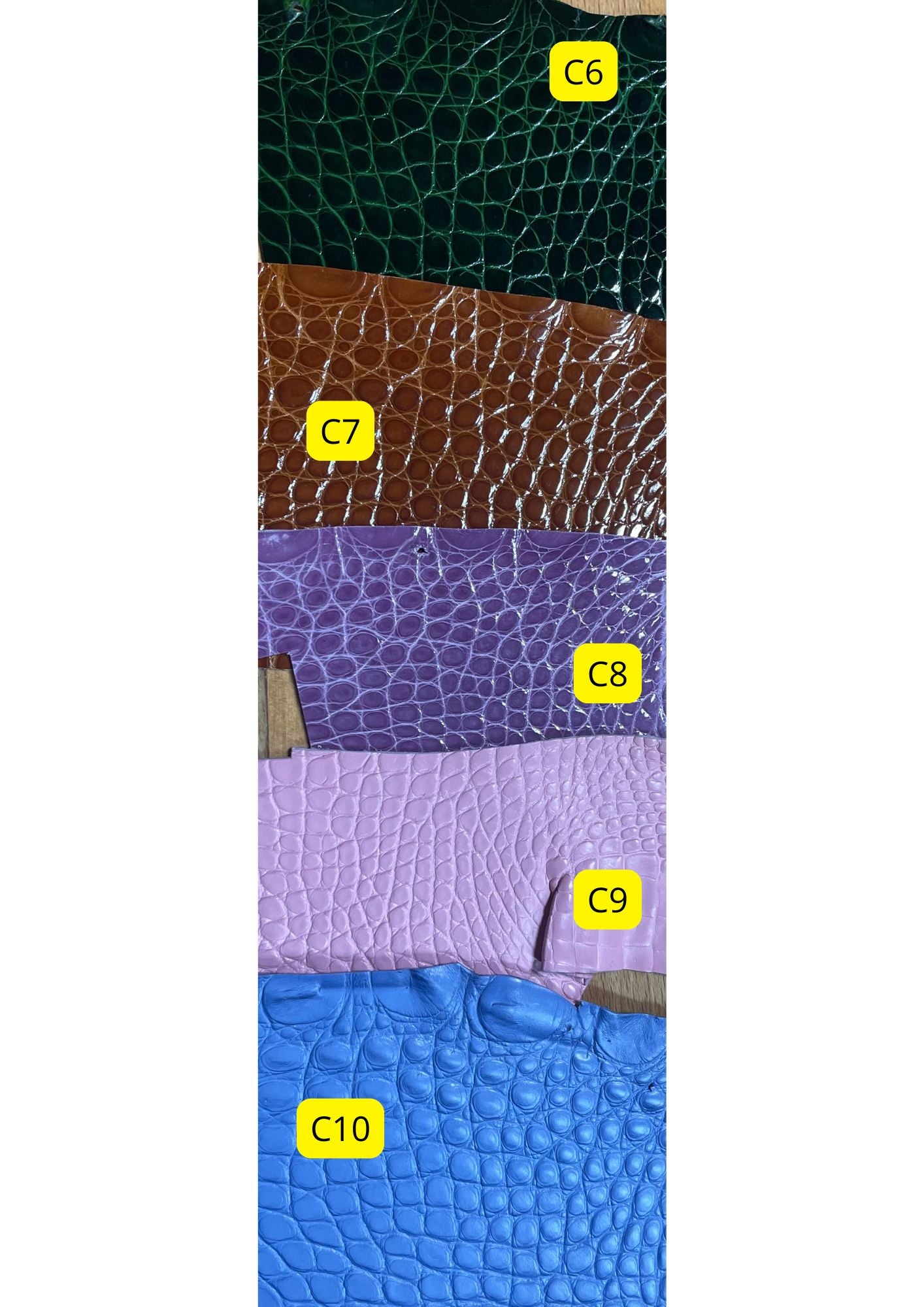 Manchette en laiton recouverte de cuir exotique – Pièce unique faite main - 20mm