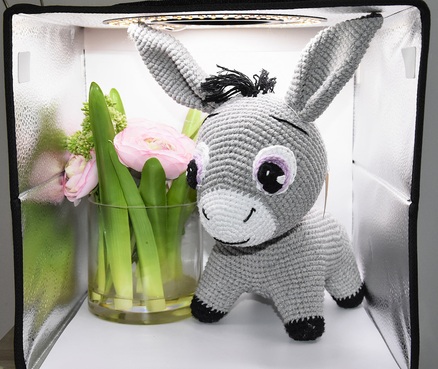 🐴 Âne au Crochet – Douceur et Authentique Fait Main