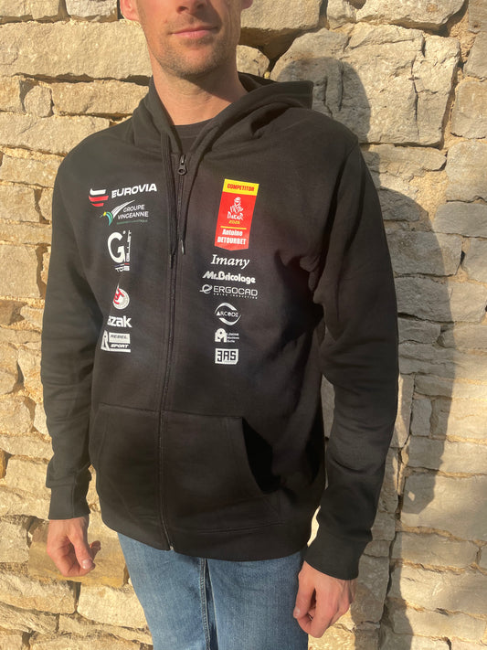 Sweat à capuche unisexe – noir - Adulte