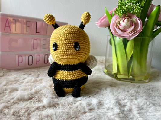🐝 Abeille au Crochet – Déco Mignonne et Artisanale