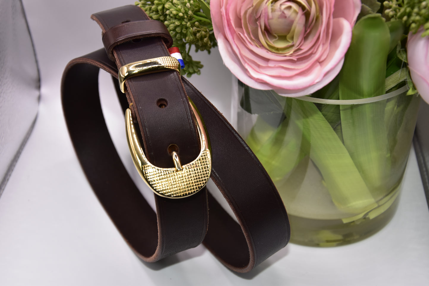 🧵 Ceinture en Cuir Cousue Main – Élégance et Artisanat Authentique